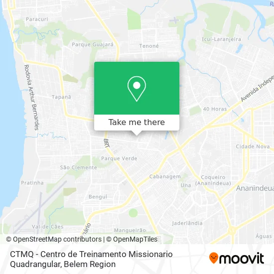 CTMQ - Centro de Treinamento Missionario Quadrangular map