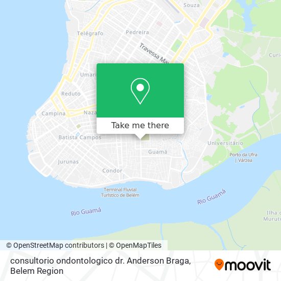 consultorio ondontologico dr. Anderson Braga map