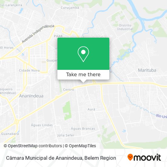 Câmara Municipal de Ananindeua map