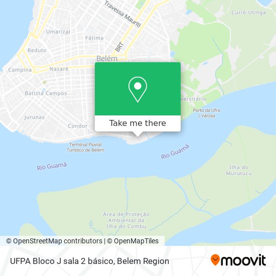 UFPA Bloco J sala 2 básico map