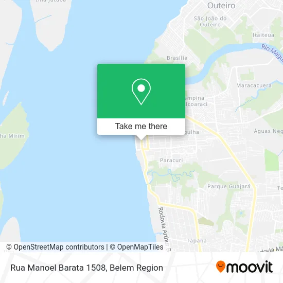 Rua Manoel Barata 1508 map