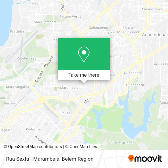 Rua Sexta - Marambaia map