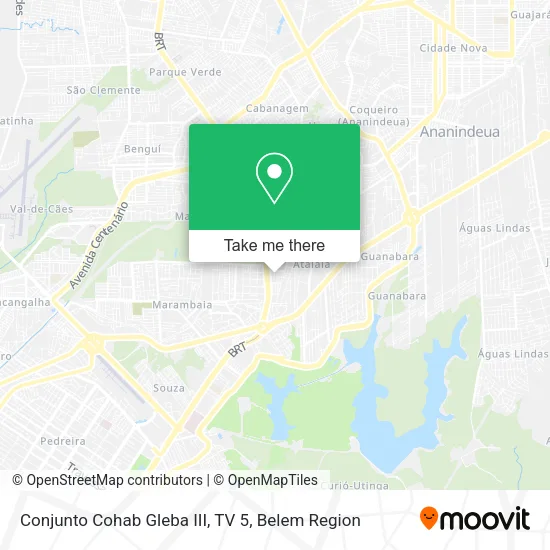 Conjunto Cohab Gleba III, TV 5 map