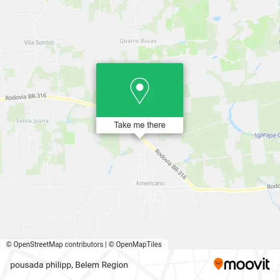 pousada philipp map