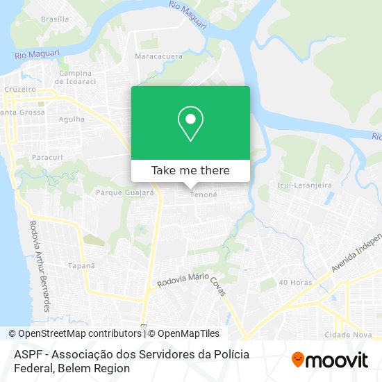 ASPF - Associação dos Servidores da Polícia Federal map