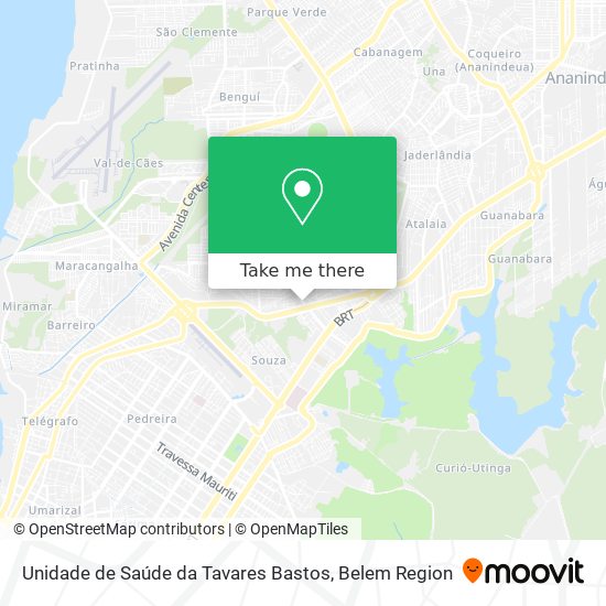 Unidade de Saúde da Tavares Bastos map