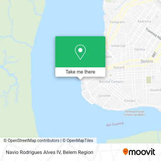 Navio Rodrigues Alves IV map