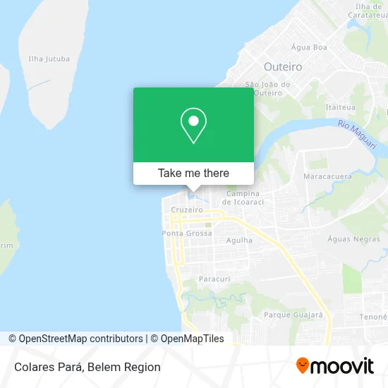 Colares Pará map