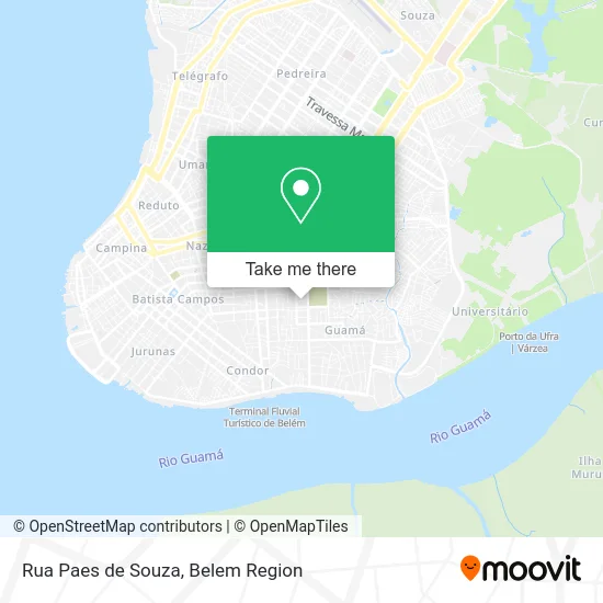 Rua Paes de Souza map