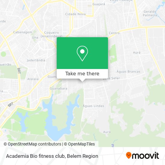 Academia Bio fitness club map