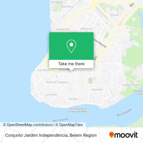 Conjunto Jardim Independência map