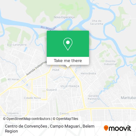 Centro de Convenções , Campo Maguari. map