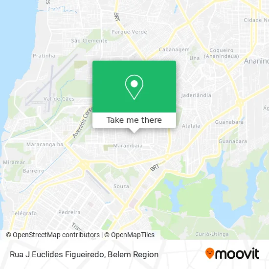 Rua J Euclides Figueiredo map