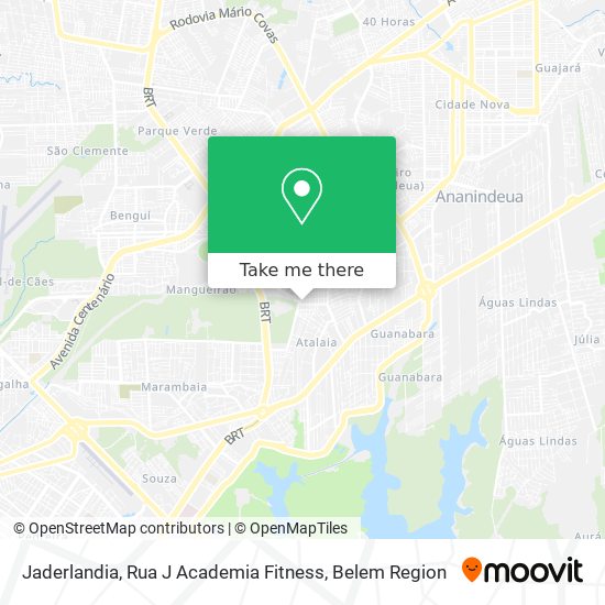 Mapa Jaderlandia, Rua J Academia Fitness