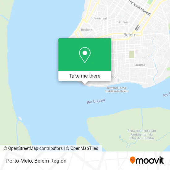 Porto Melo map