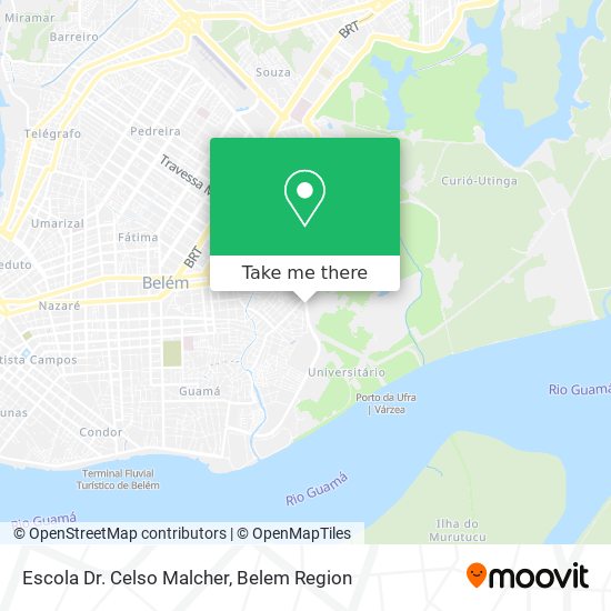 Escola Dr. Celso Malcher map