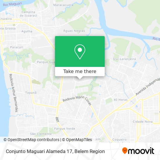 Mapa Conjunto Maguari Alameda 17