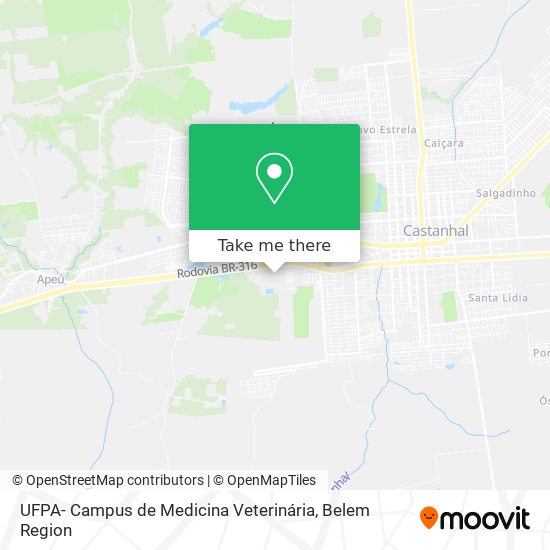 UFPA- Campus de Medicina Veterinária map