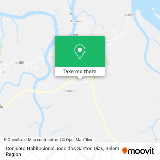Mapa Conjunto Habitacional José dos Santos Dias