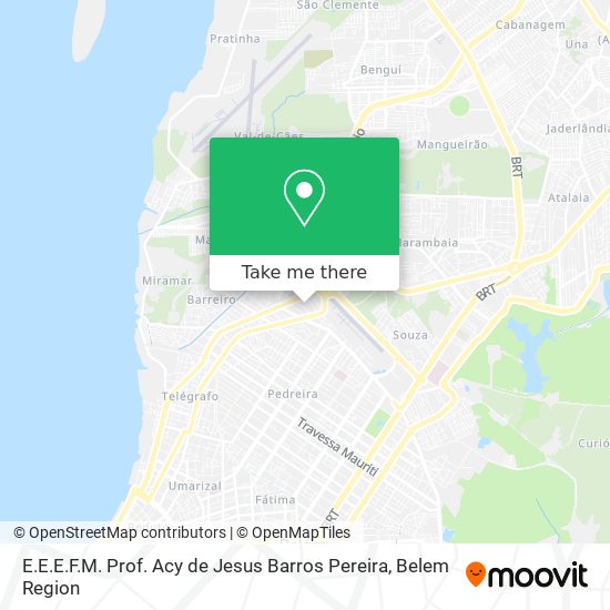 Mapa E.E.E.F.M. Prof. Acy de Jesus Barros Pereira