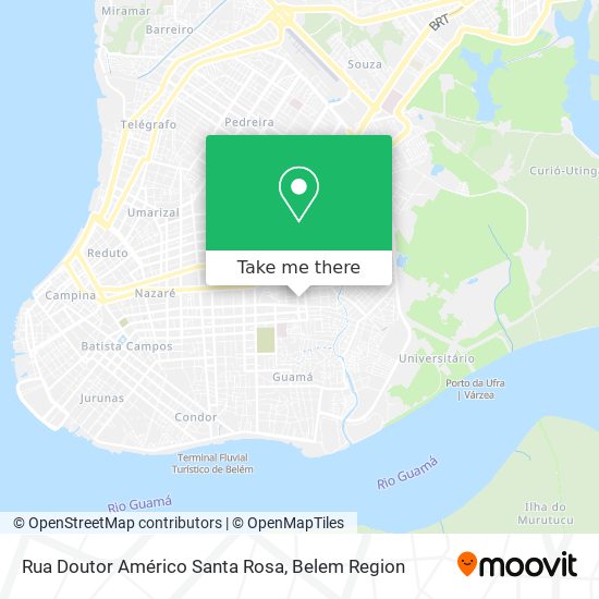 Rua Doutor Américo Santa Rosa map
