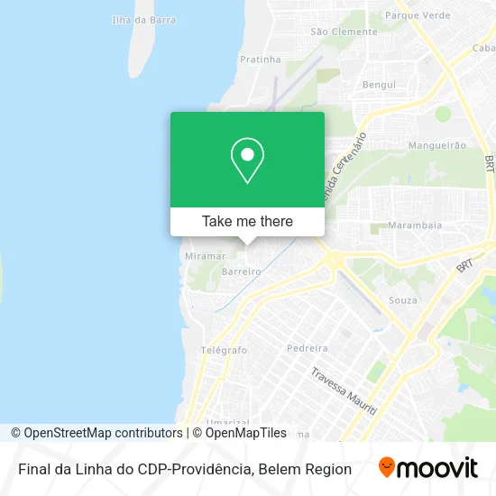 Final da Linha do CDP-Providência map