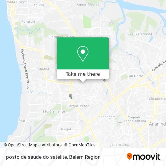 posto de saude do satelite map