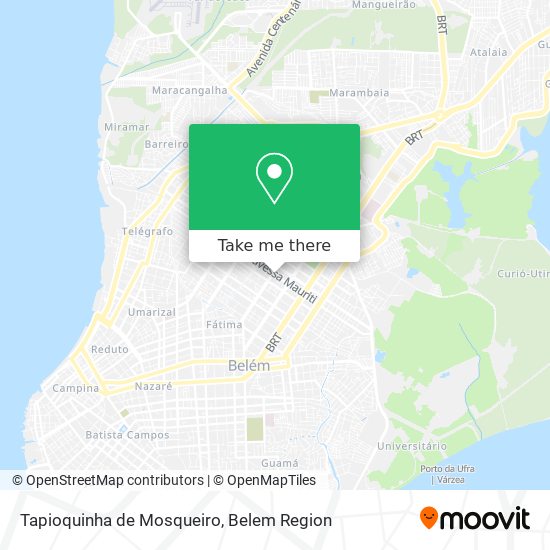 Tapioquinha de Mosqueiro map