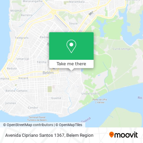 Avenida Cipriano Santos 1367 map