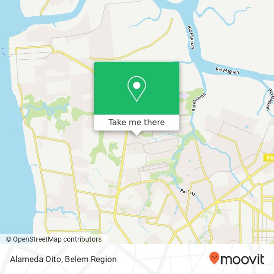 Alameda Oito map