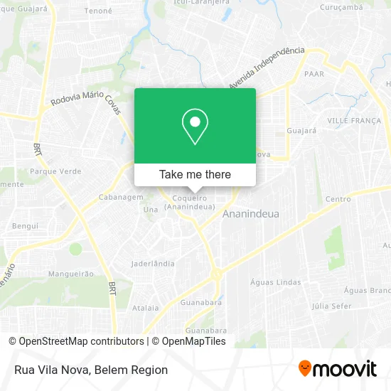 Rua Vila Nova map