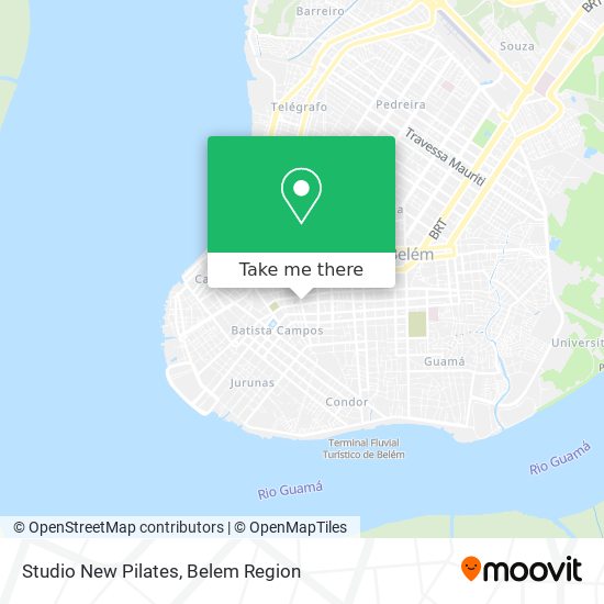 Studio New Pilates map