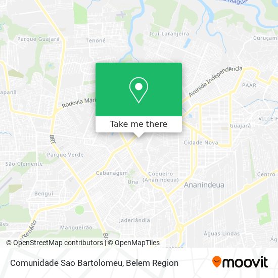 Comunidade Sao Bartolomeu map