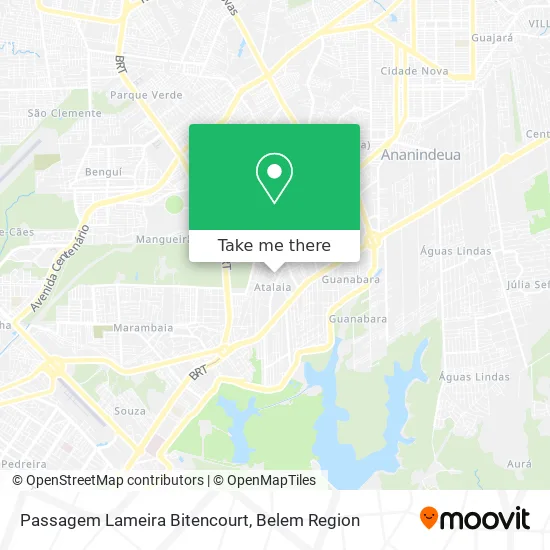 Passagem Lameira Bitencourt map