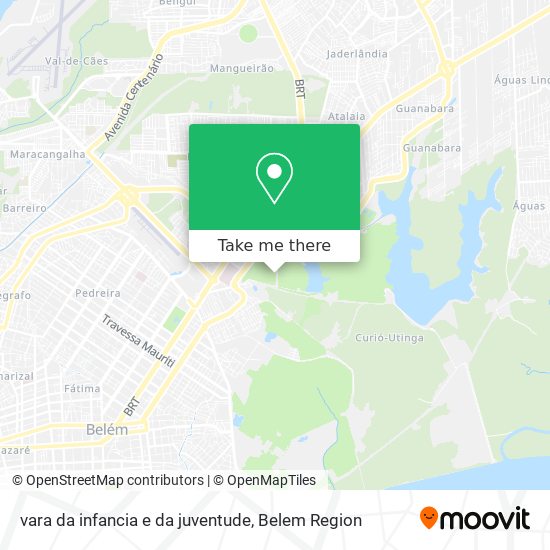 vara da infancia e da juventude map