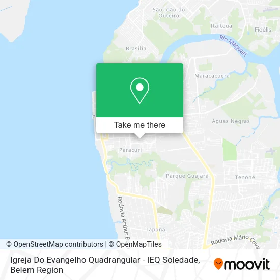 Igreja Do Evangelho Quadrangular - IEQ Soledade map