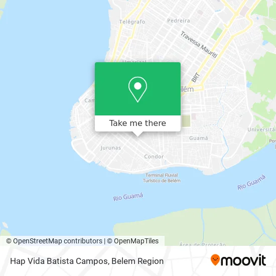 Hap Vida Batista Campos map