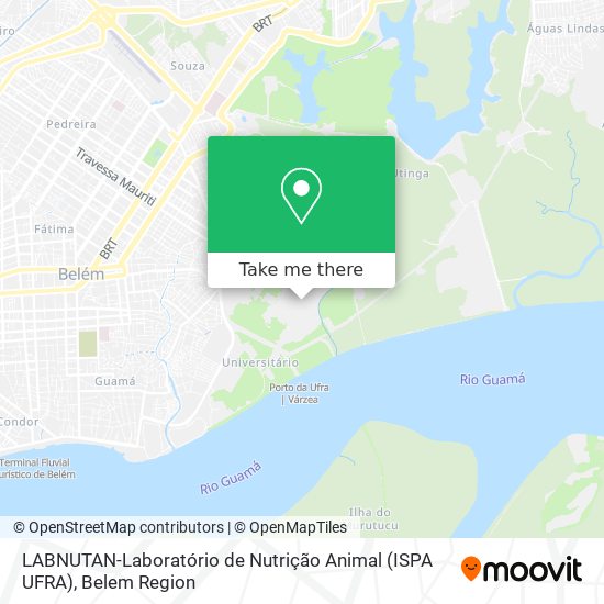 LABNUTAN-Laboratório de Nutrição Animal (ISPA UFRA) map