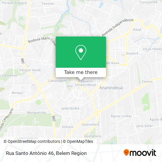 Rua Santo Antônio 46 map