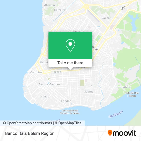 Banco Itaú map