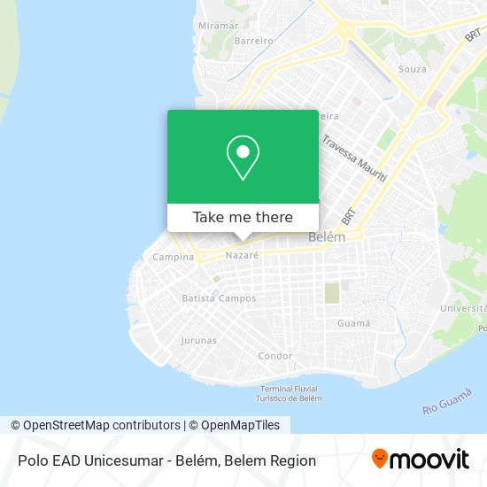 Polo EAD Unicesumar - Belém map