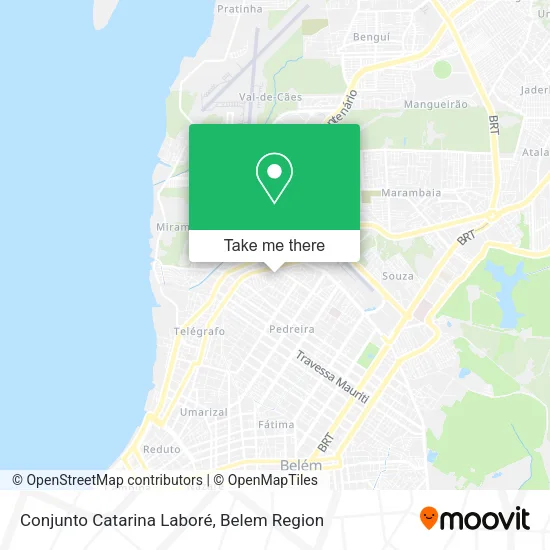 Conjunto Catarina Laboré map