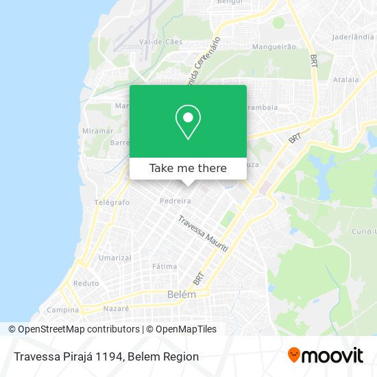 Travessa Pirajá 1194 map