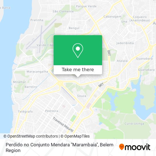 Mapa Perdido no Conjunto Mendara "Marambaia"