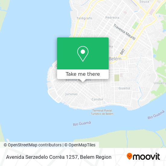 Avenida Serzedelo Corrêa 1257 map
