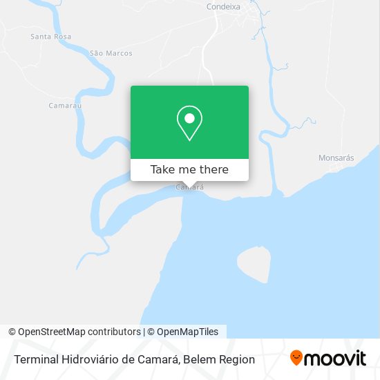 Terminal Hidroviário de Camará map