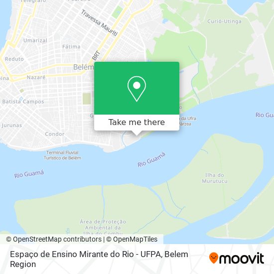 Espaço de Ensino Mirante do Rio - UFPA map