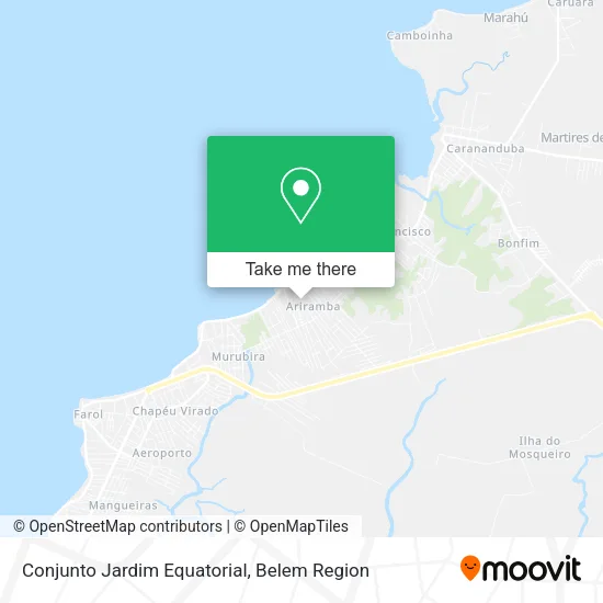 Conjunto Jardim Equatorial map