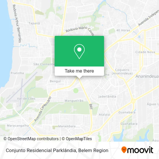 Conjunto Residencial Parklândia map