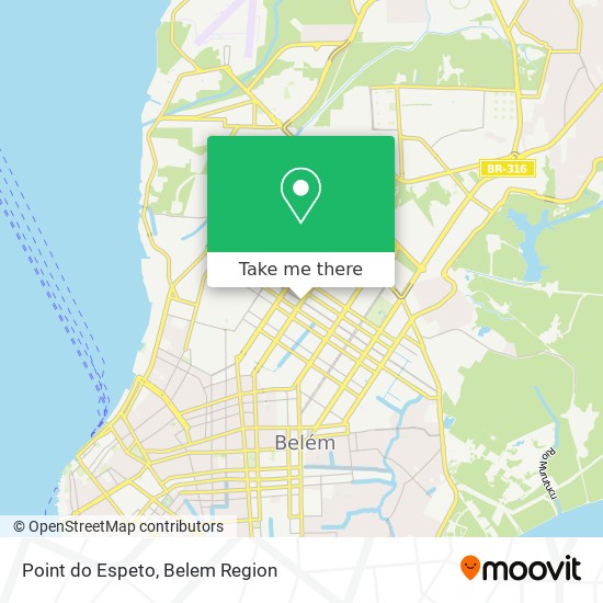 Point do Espeto map